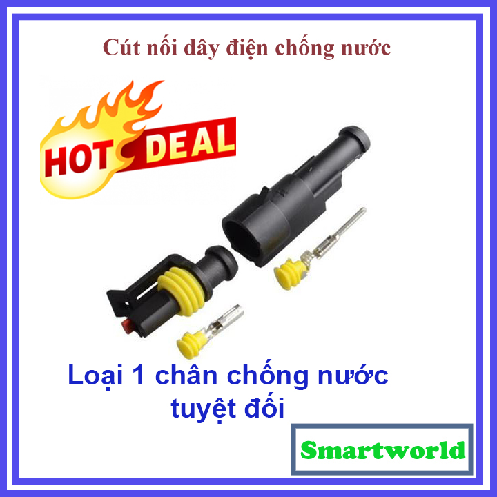Bộ 10 Jack nối dây điện chống nước SD1P
