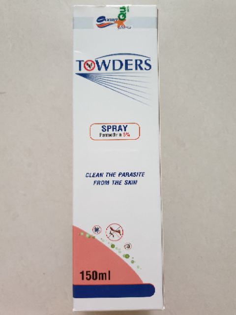 CHAI XỊT TOWDERS SPRAY 150ML.