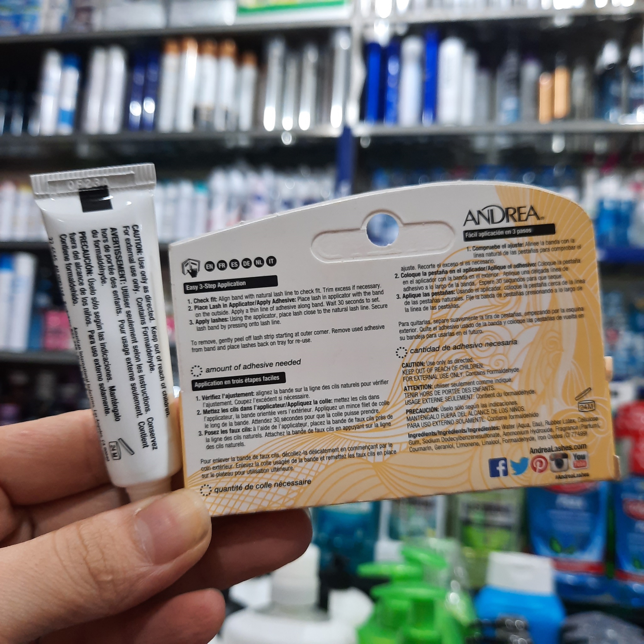 Keo dán mi giả Andrea 7g