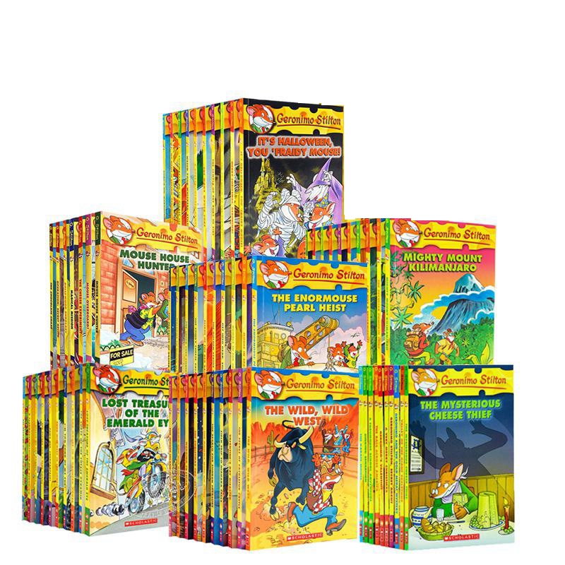 Geronimo Stilton Collection (Series 1-7) - 60q | Nhập Khẩu