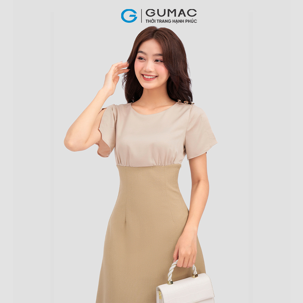 Đầm tay xẻ DC12057 thời trang GUMAC