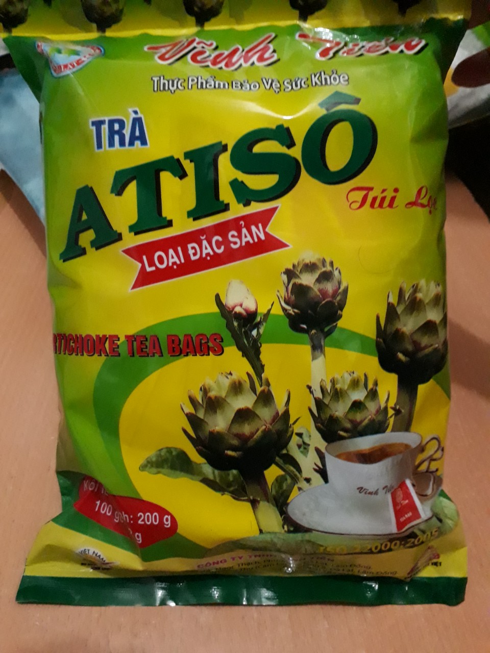 Trà Atiso Vĩnh Tiến 200g (Loại đặc sản)