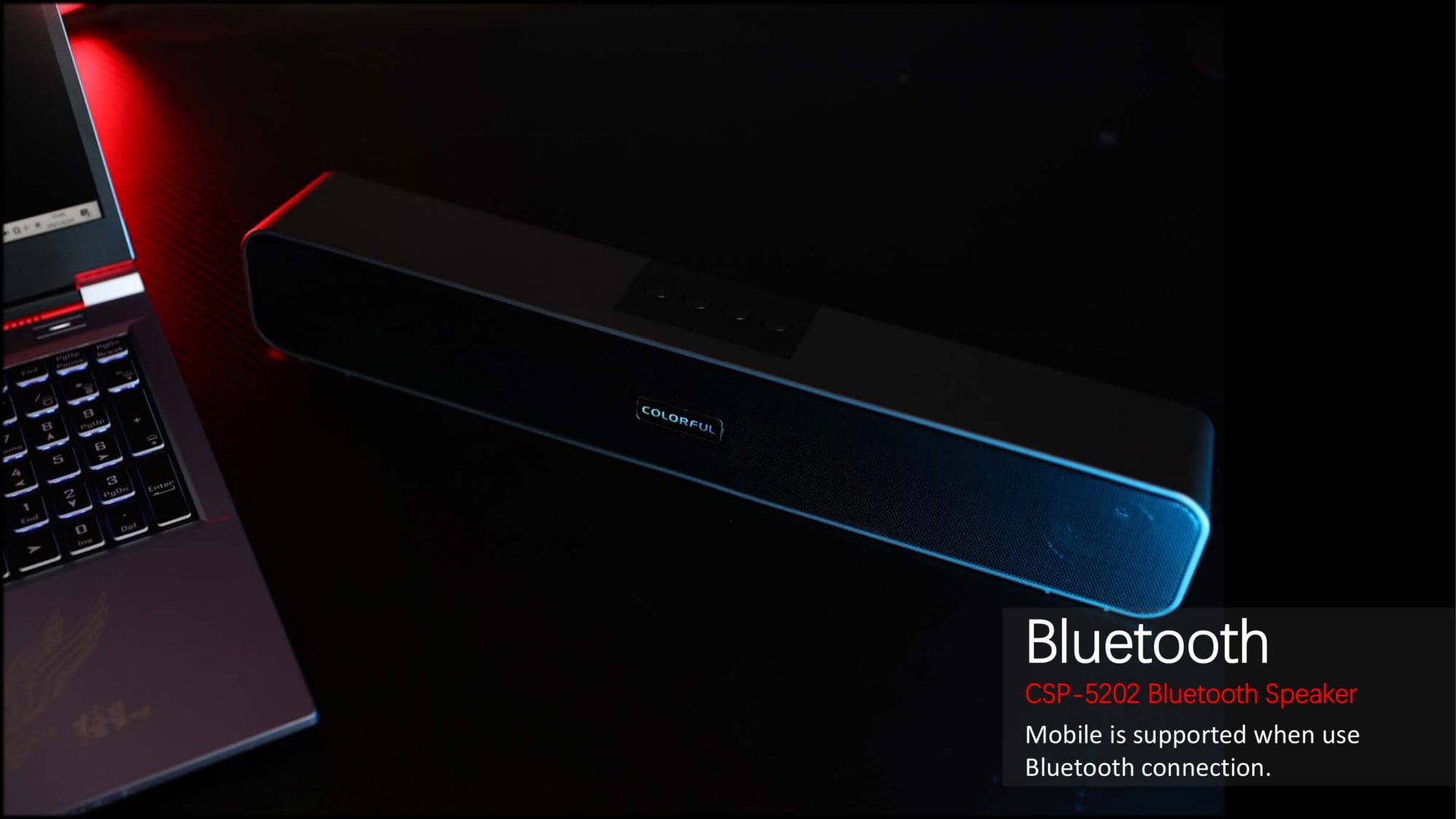 Loa Bluetooth Soundbar mini Colorful CSP-5202