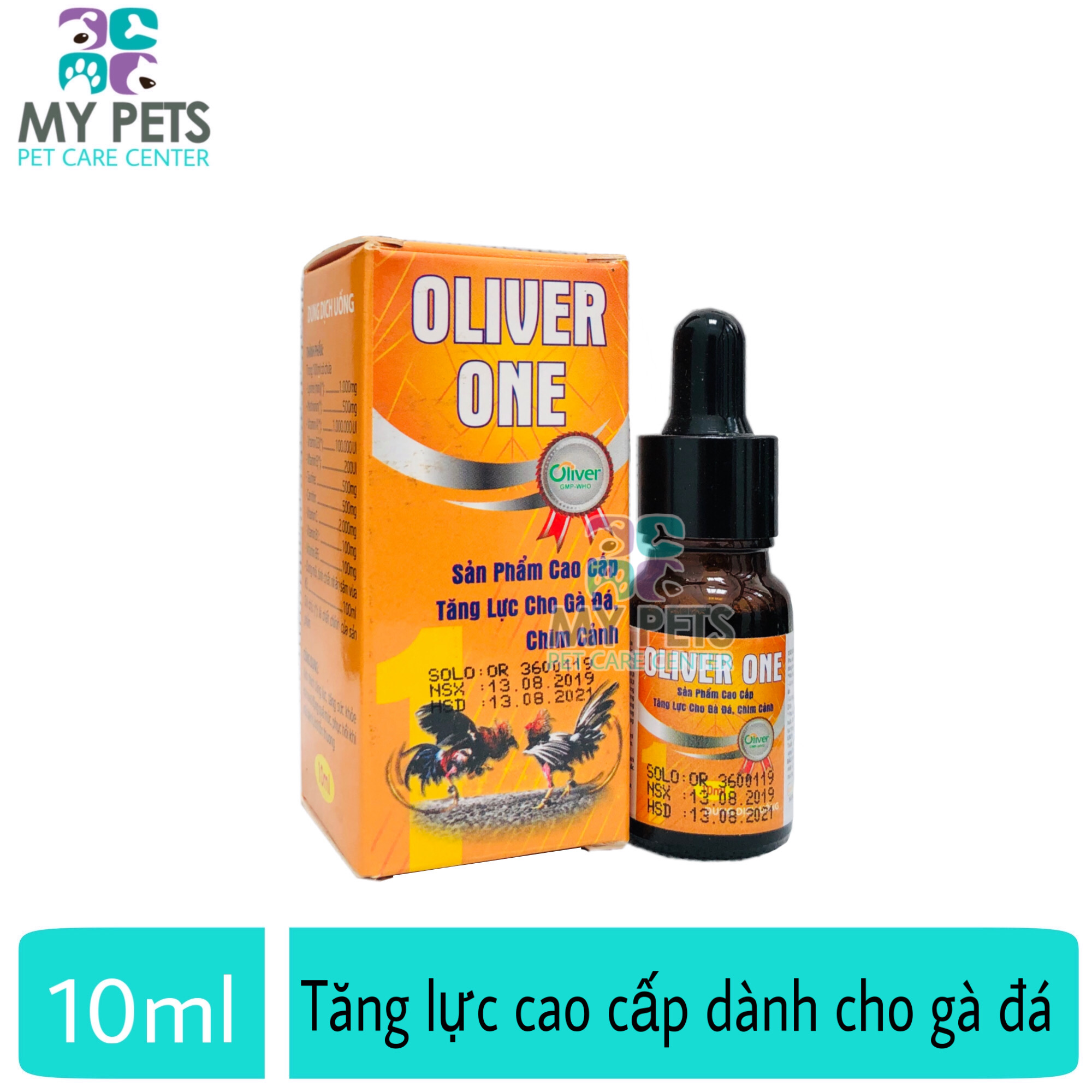 OLIVER ONE tăng lực cho gà đá chim cảnh - lọ 10ml