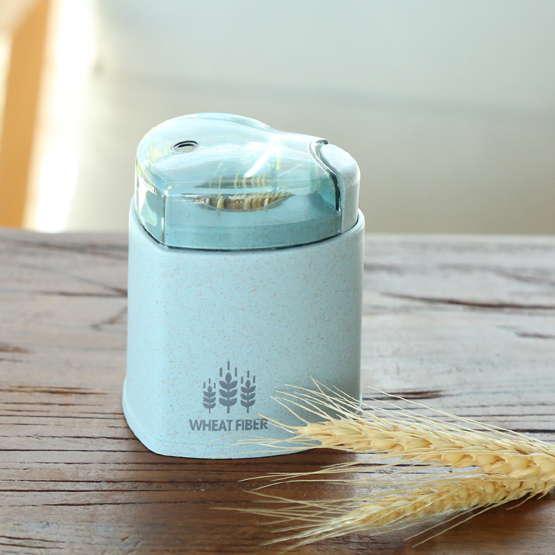 Hộp đựng tăm xỉa răng lúa mạch hình trái tim