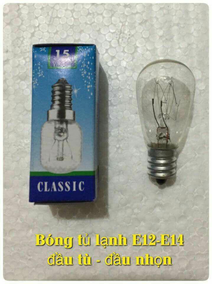 Combo 3 Bóng Đèn Tủ Lạnh E14 Đầu Tù