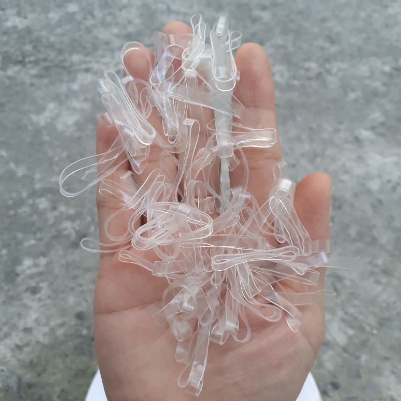 100g Thun cột tóc kì kì trong suốt loại 1 dẻo dai