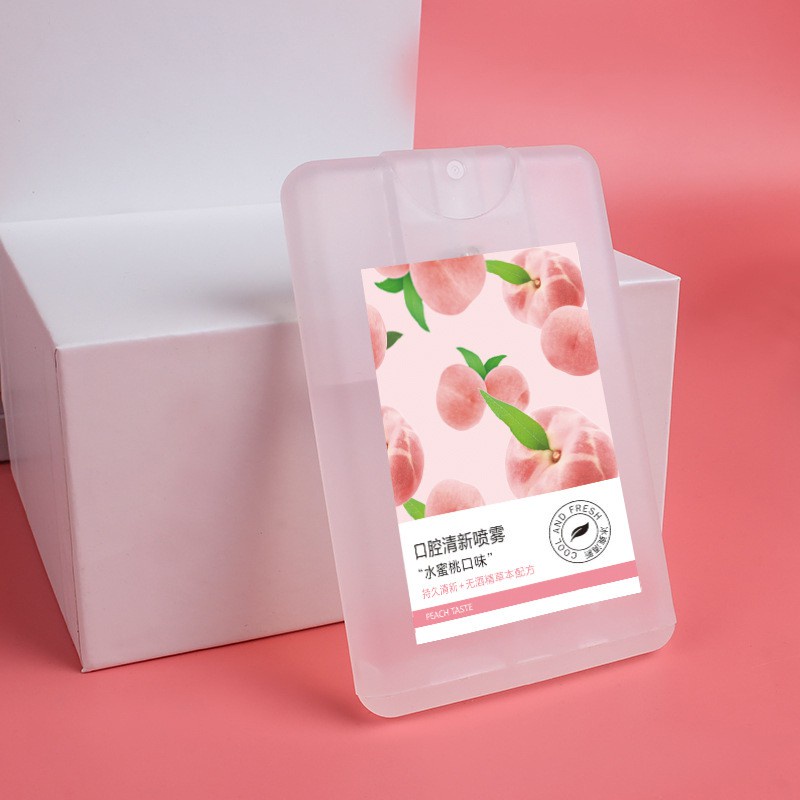 Xịt Thơm Miệng Heyxi Vị Đào, Bạc hà Thơm Mát