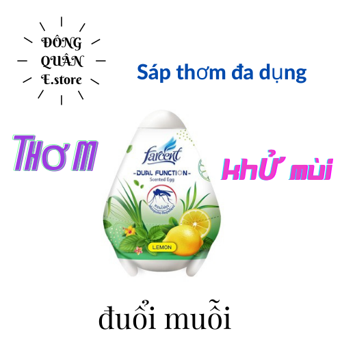 [HCM]Sáp thơm hình trứng Farcent 170g- Hương sả chanh