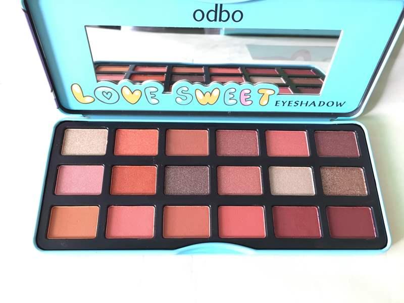 [HCM]Bảng Phấn Mắt 18 ô ODBO Love Sweet Eyeshadow