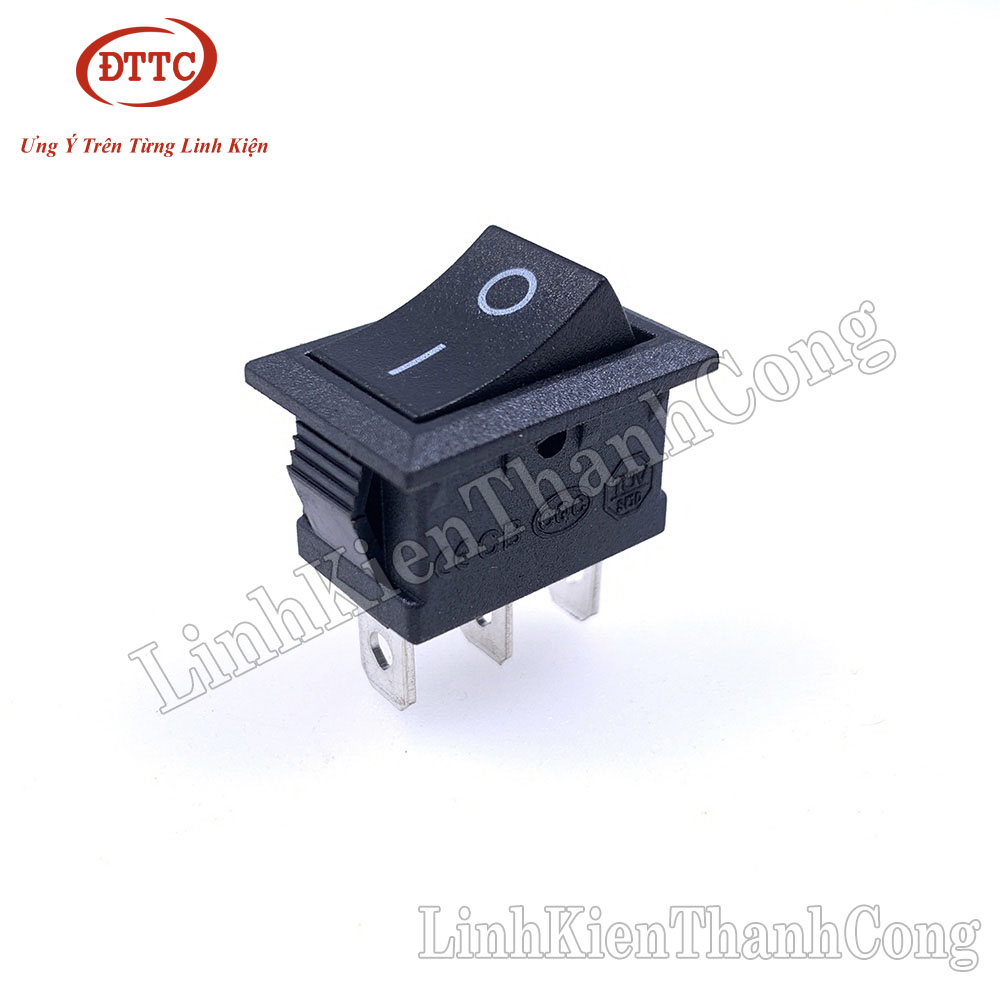 Công Tắc KCD1 3P 6A 250V Đen, Đỏ