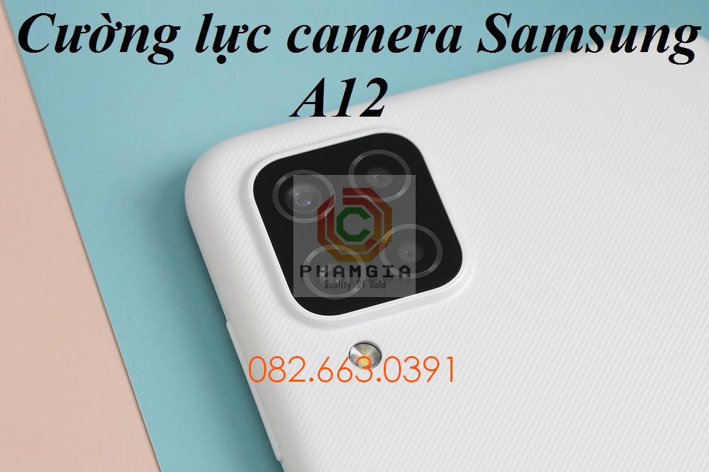 [Mua 1 tặng 1]Cường lực camera Samsung A12 nano siêu bền
