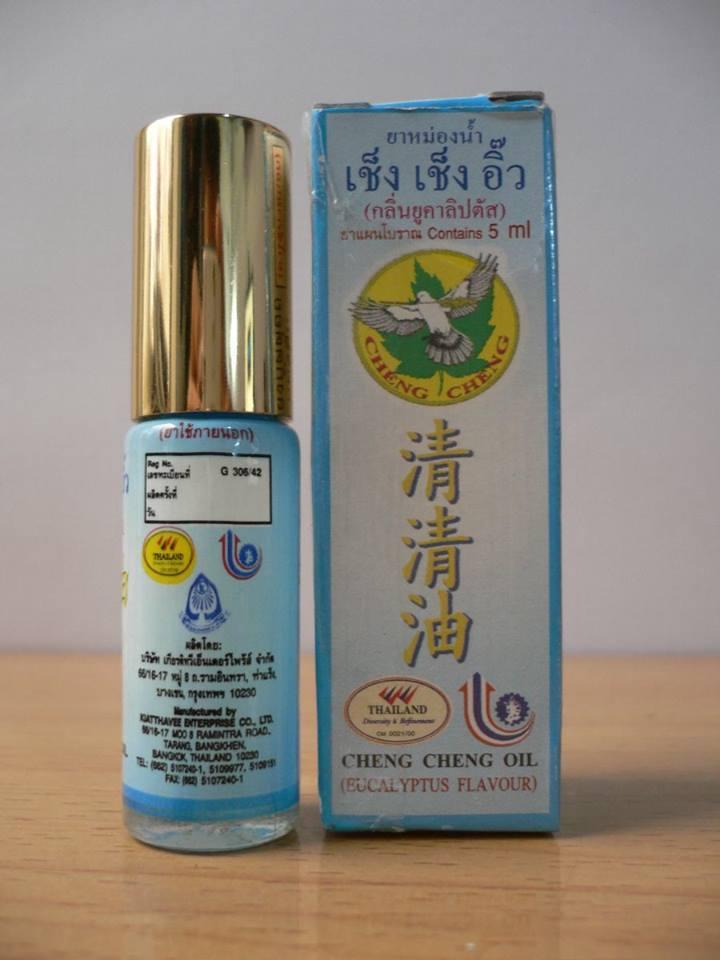 Set 2 chai Dầu gió Cheng Cheng Thái Lan 5ml