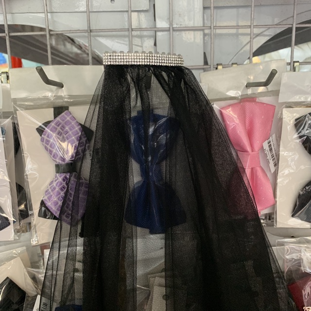 [HCM][Mã FASHIONGREEN44 giảm 10K đơn 50K] Voan trơn đen dài 90cm