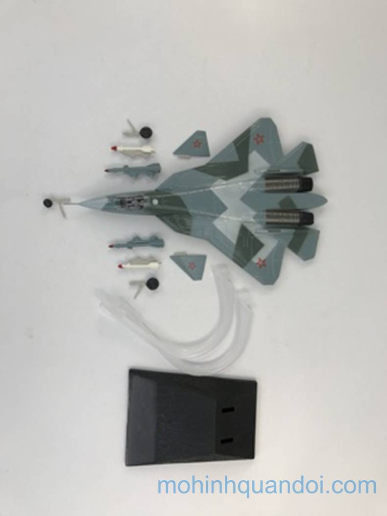 Mô Hình Tĩnh Su-57 Cờ KQVN Dài 32cm ABS