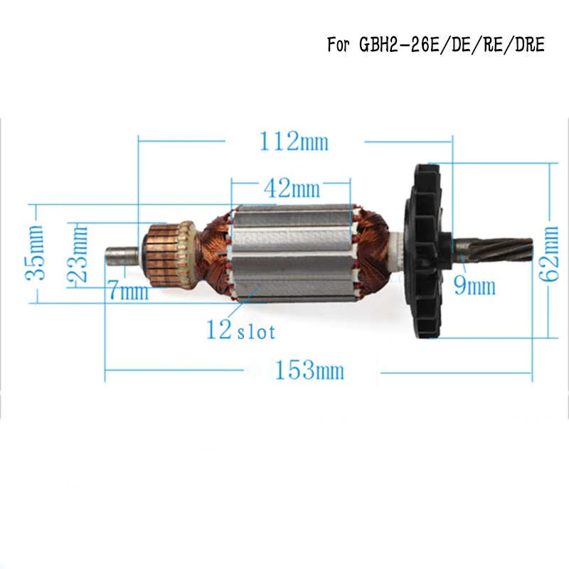 Động cơ máy khoan bê tông bosch 2-26