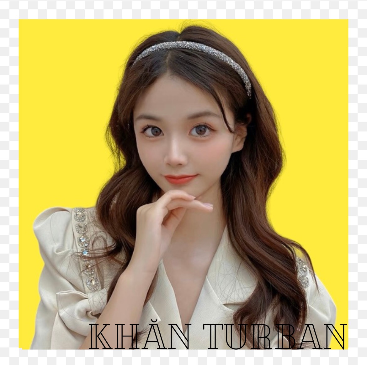 Cài tóc đính đá phong cách hàn quốc _ Khanturban.vn