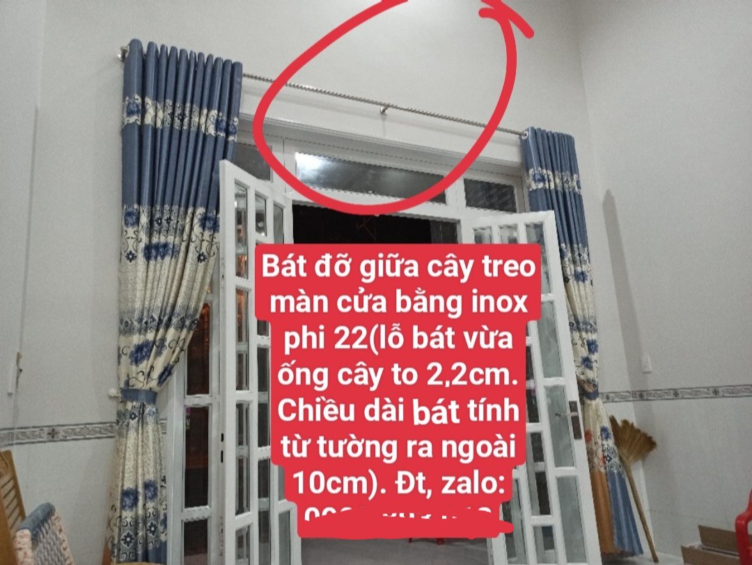 Bát (Giá) đỡ Thanh Treo Màn Cửa Bằng Inox Nhiều Mẫu Mã Và Kích Thước