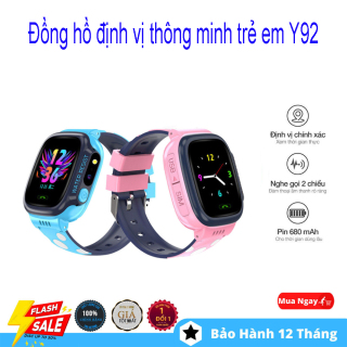 Đồng Hồ Định Vị Trẻ Em Y92 - Đồng Hồ Thông Minh Đeo Tay, Thời Trang thumbnail