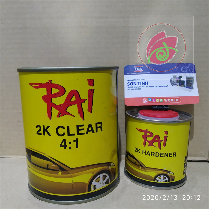 Sơn bóng 2K Rai 1kg 4kg