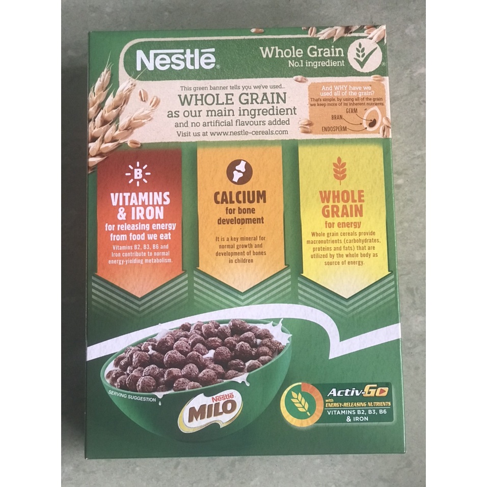Bánh Ăn Sáng Nestlé Milo ( Hộp 150G)