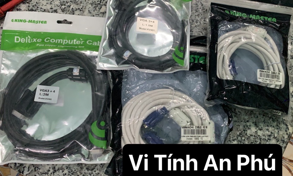 CÁP VGA LCD KINGMASTER KM 3+4  5M VMS5