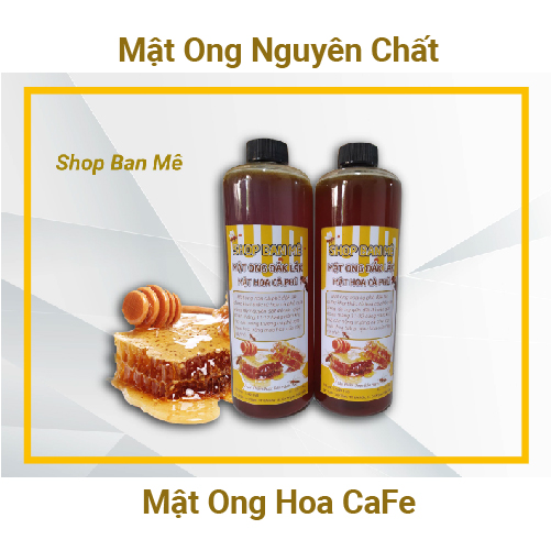 Mật ong hoa cà phê, mật ong nguyên chất 1L