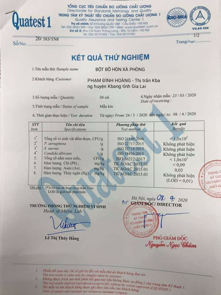 Bột bồ hòn nguyên chất 500gam kèm hdsd