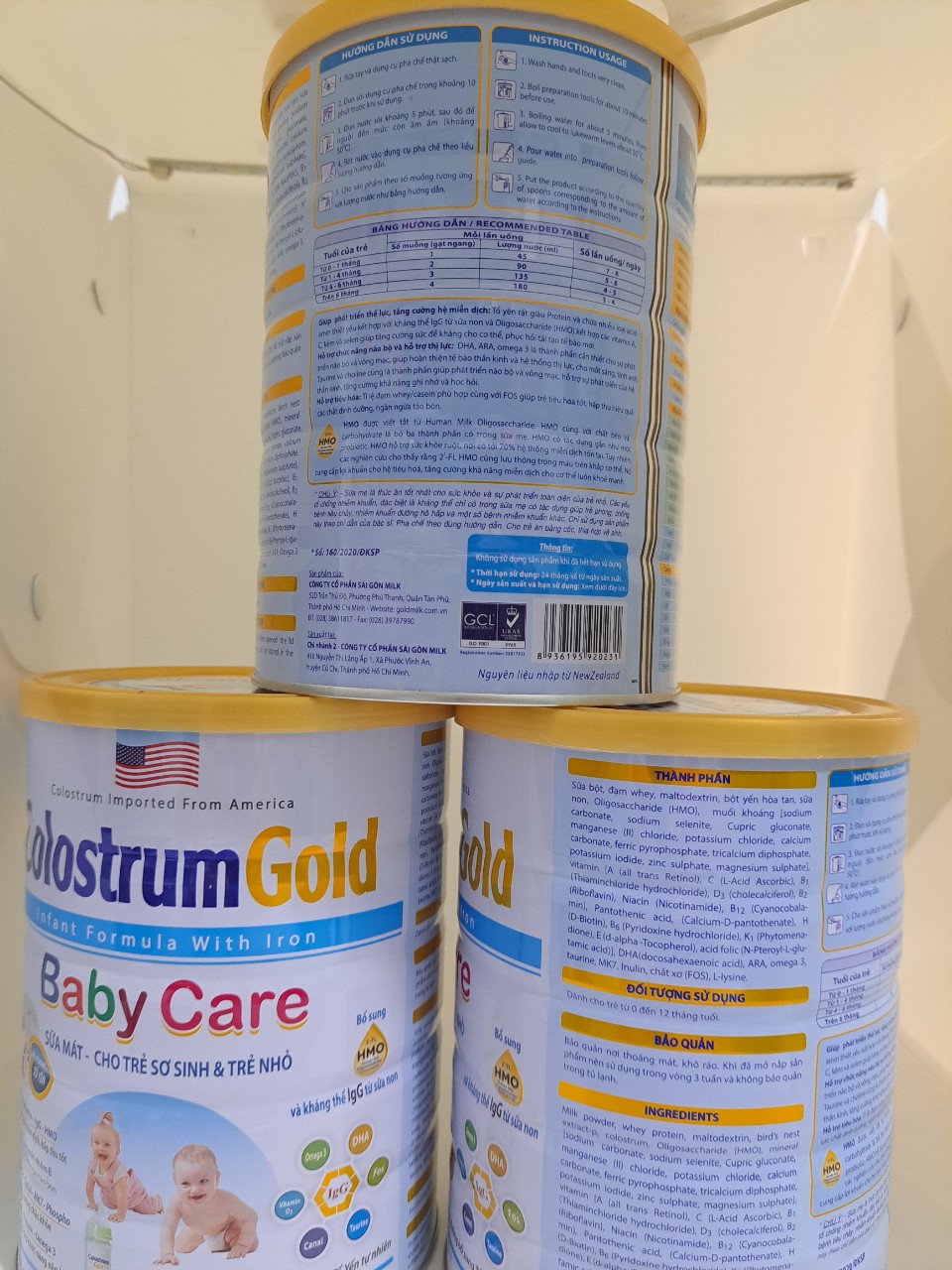 SỮA COLOSTRUM GOLD BABY CARE - 900G ( CHO TRẺ TỪ 0 - 12 THÁNG)