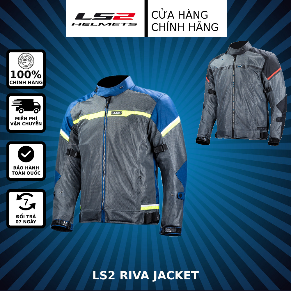 ÁO GIÁP LÓT CHỐNG NƯỚC LS2 RIVA MAN - ÁO GIÁP AN TOÀN LÁI XE