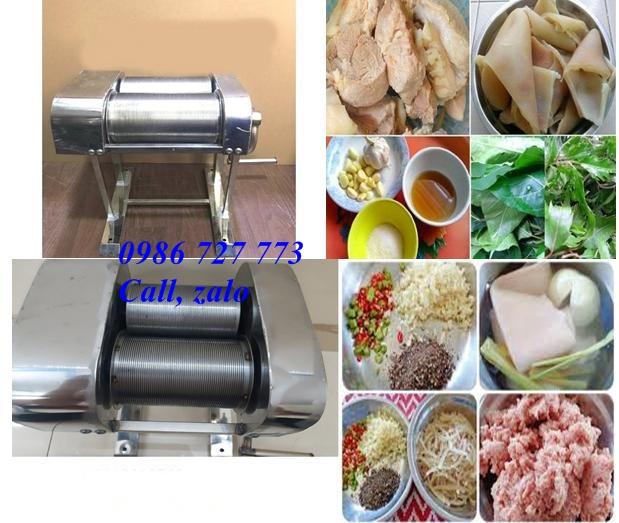 Máy thái bì lợn inox 304 hàng Việt Nam