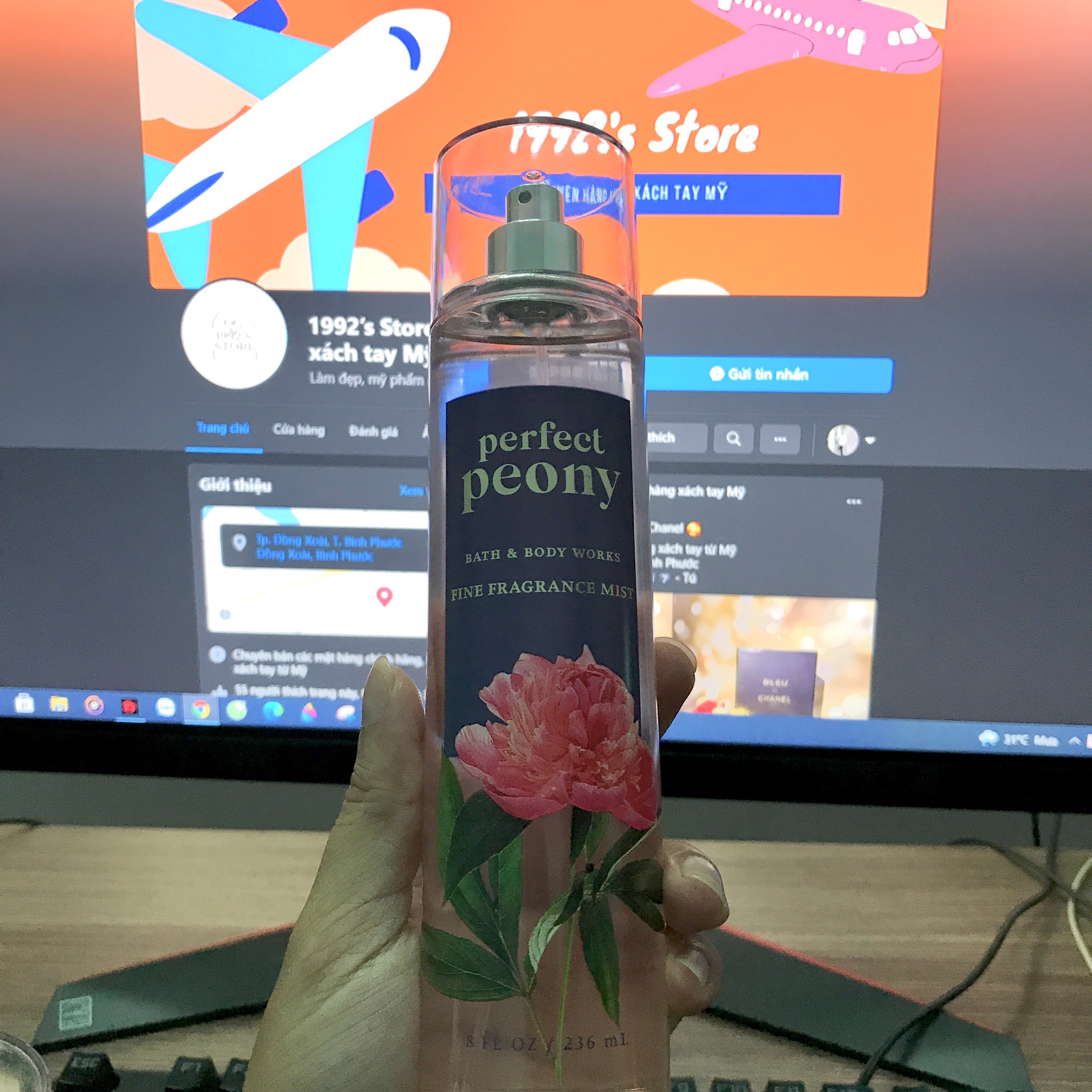 [BBW] Xịt thơm toàn thân nữ Body Mist Bath Body Work 236ml