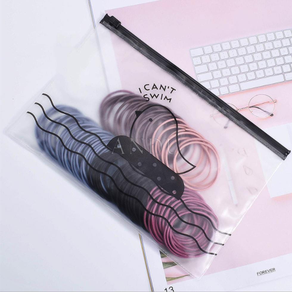 Set 100 Dây Buộc Tóc Phong Cách Hàn Quốc - Chun Buộc Tóc