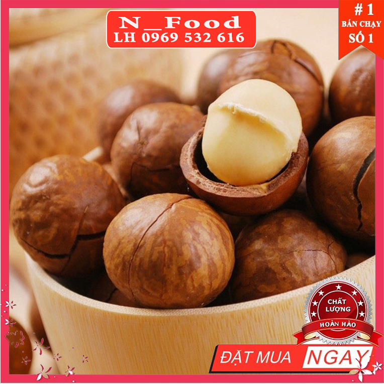 HẠT MẮC CA Lon 400.gram - mắc ca Đắk Lắk - date mới