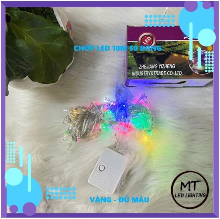 DÂY ĐÈN LED TRANG TRÍ CHỚP ĐỦ MÀU 10M,4M5