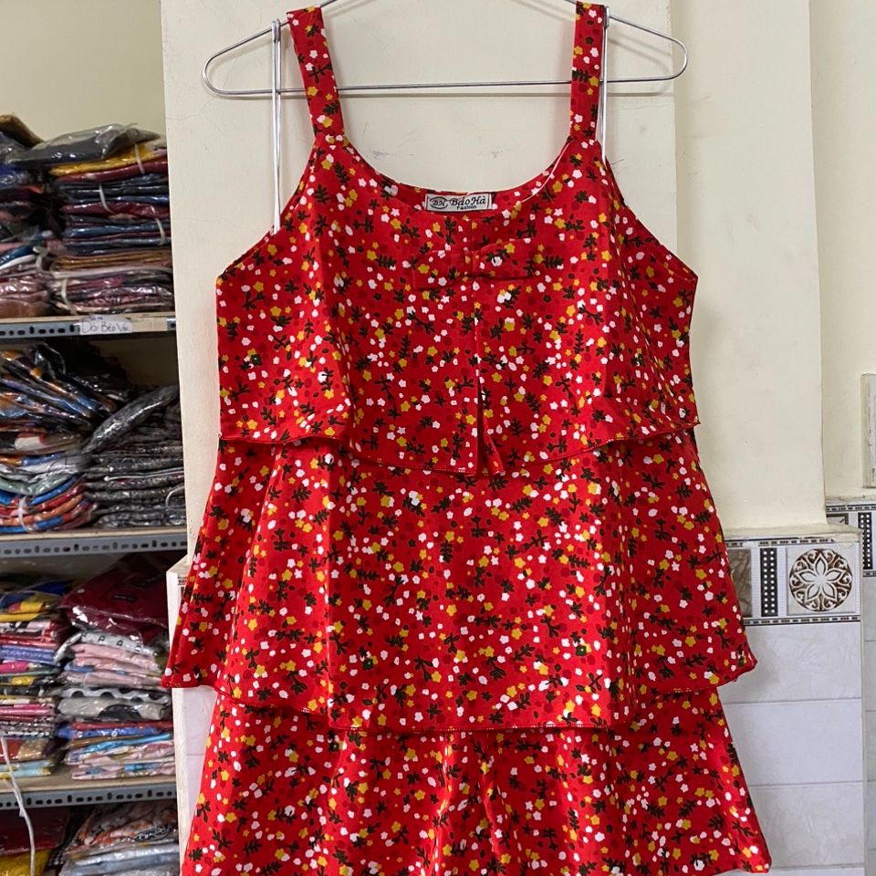 [SIZE40-55KG) Đồ bộ LỤA ĐÙI Hoa Nhí CHẤM BI CHẤT VẢI LỤA HÀN MỀM MÁT thời trang
