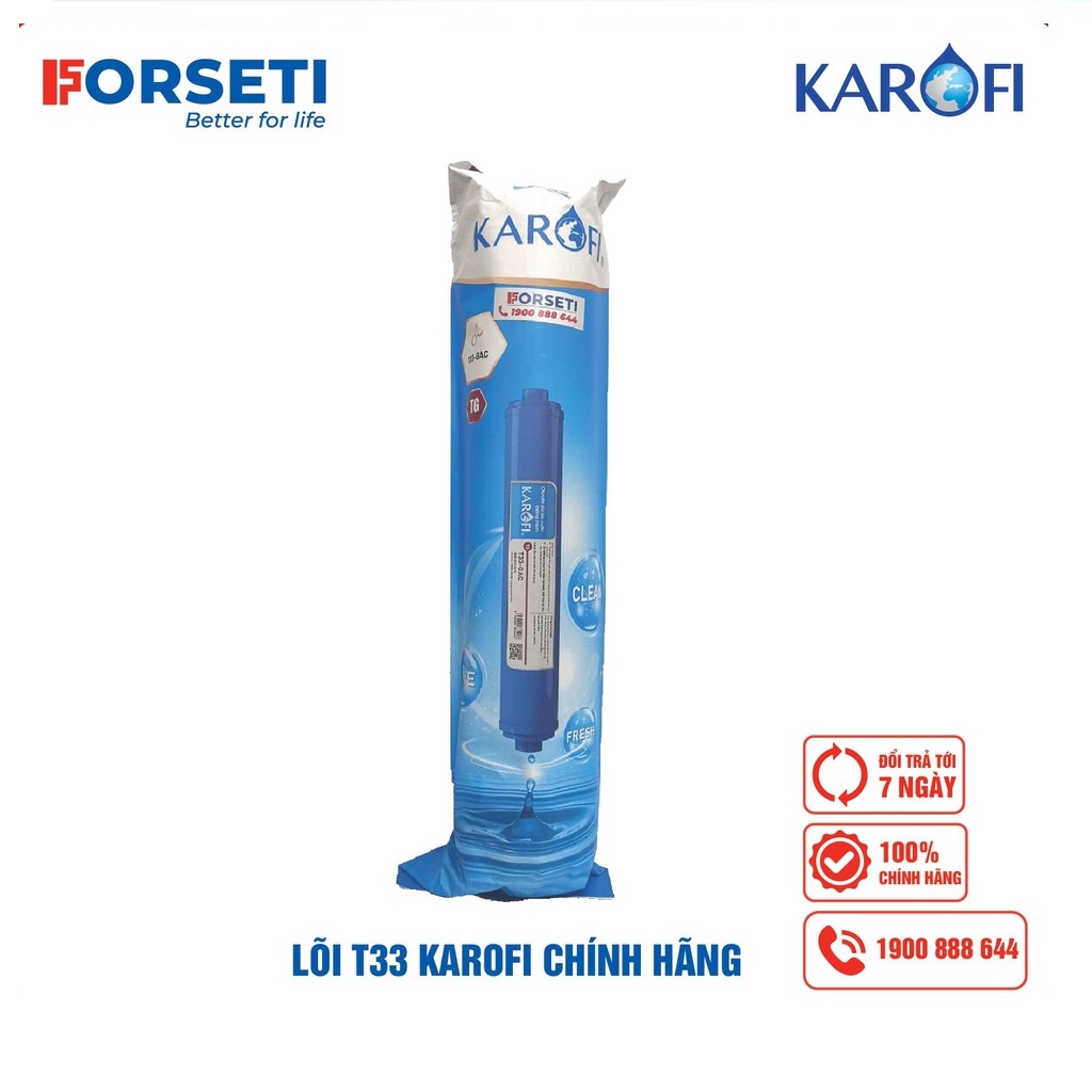 Combo 3 lõi chức năng 569 ( T33, Mineral, Orp) cho máy Karofi