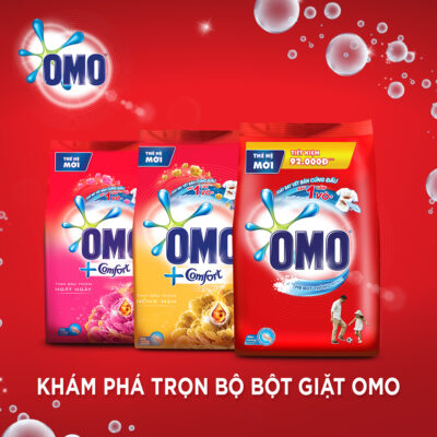 Bột giặt tay Omo gói 6Kg
