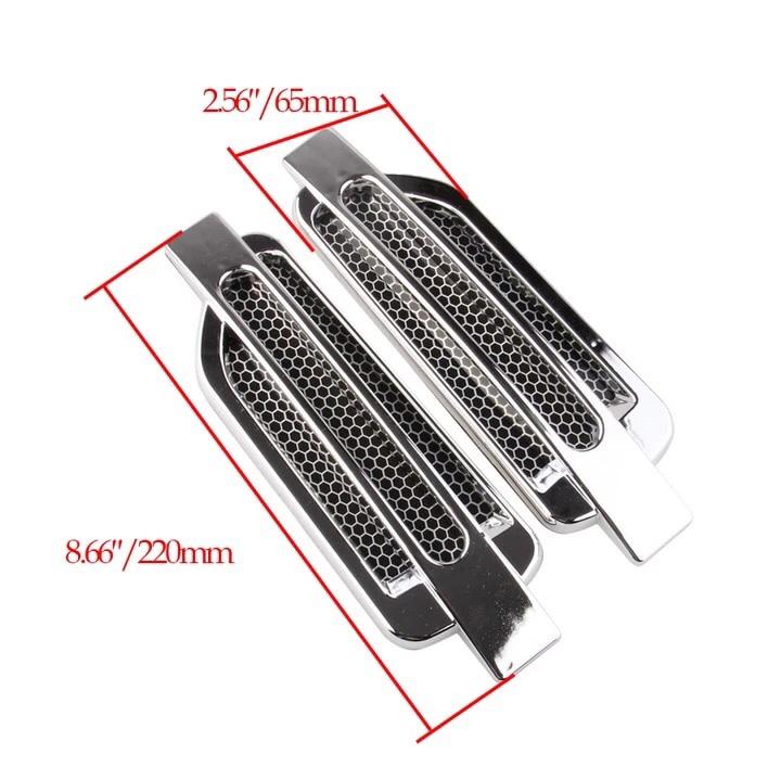 [HCM]Bộ 2 mang cá dán sườn xe ô tô MC025