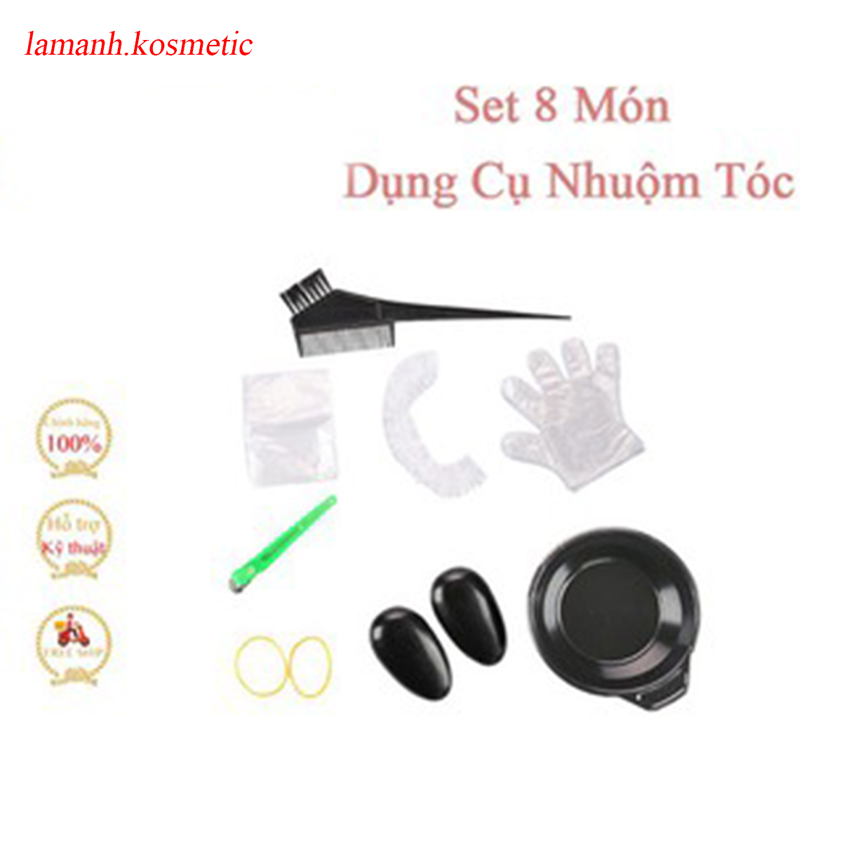 DỤNG CỤ  BÁT CHỔI NHUỘM TÓC TẠI NHÀ