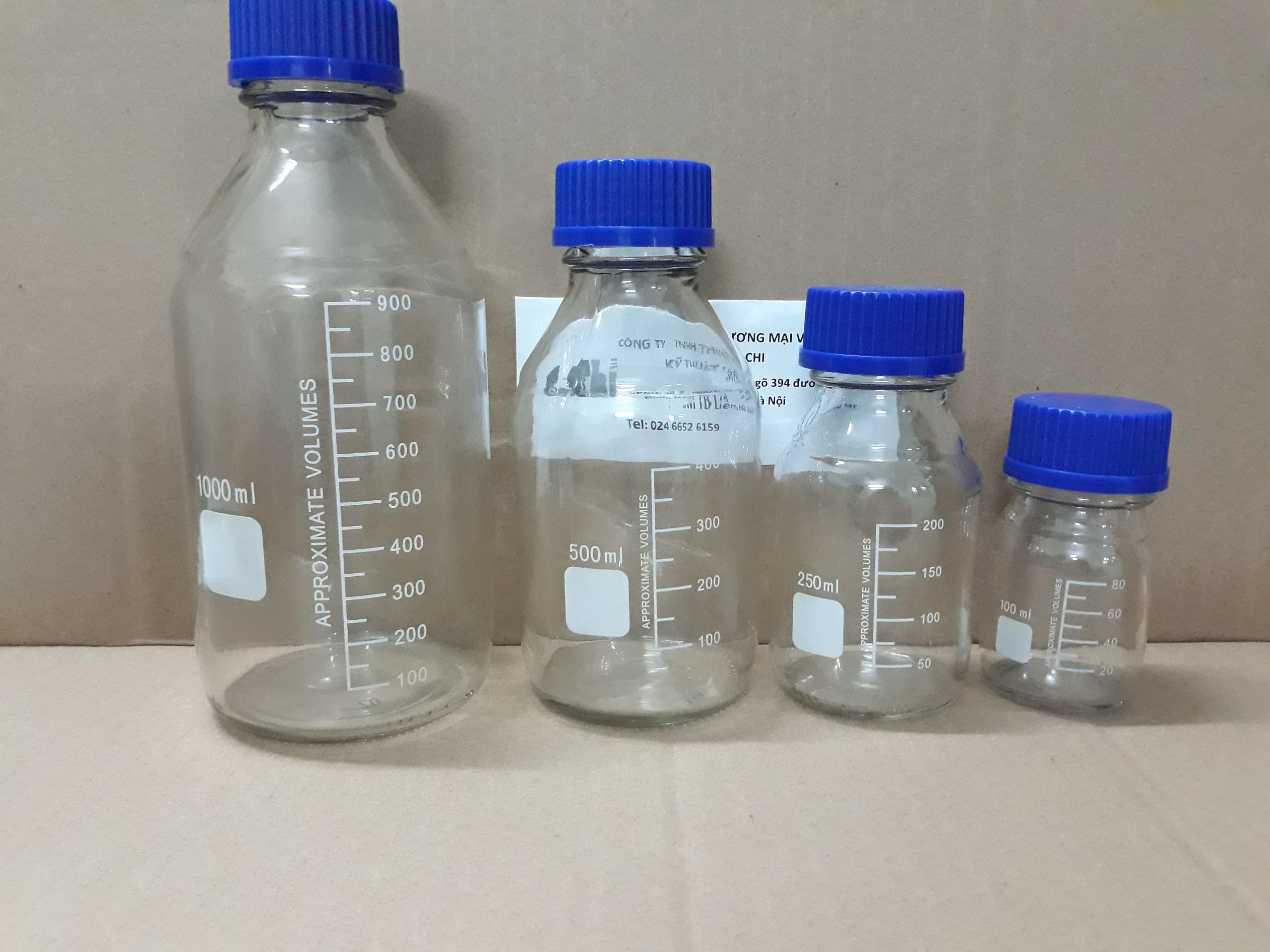 Chai thủy tinh trung tính nắp văn xanh 100ml