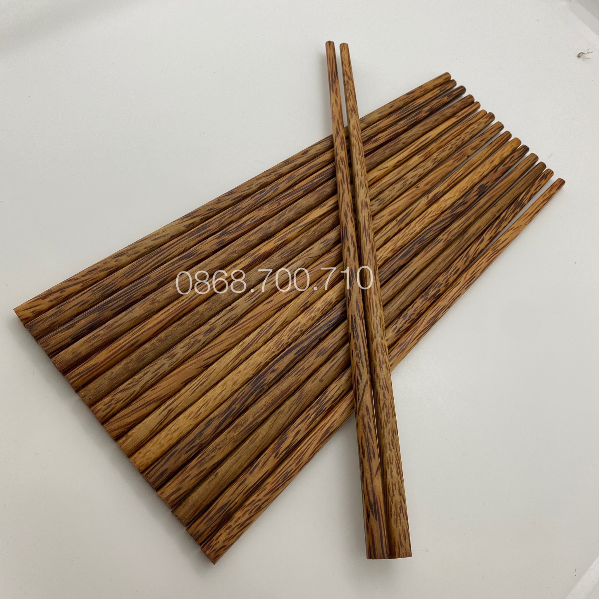 10 đôi đũa gỗ dừa già cao cấp bền đẹp