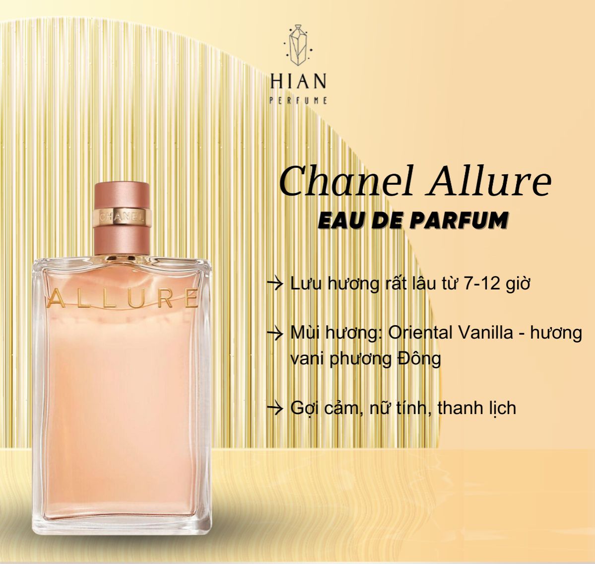 Nước hoa chiết Chanel Allure EDP 10ml