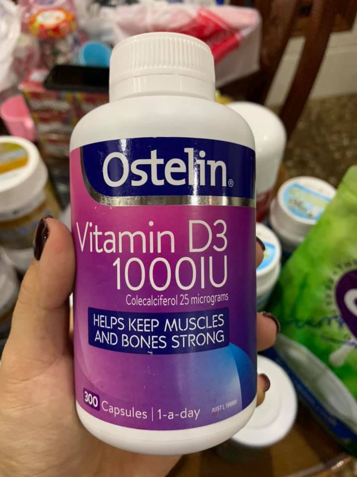 Ostelin Vitamin D3 1000IU - 300 viên