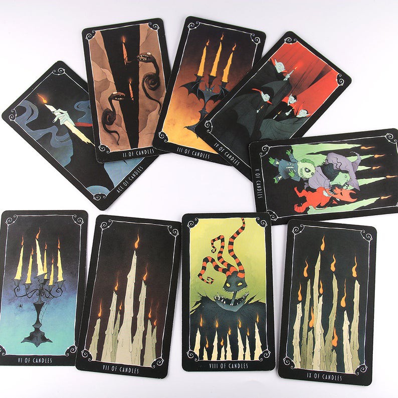 [Size Gốc] Bộ bài The Nightmare before Christmas Tarot