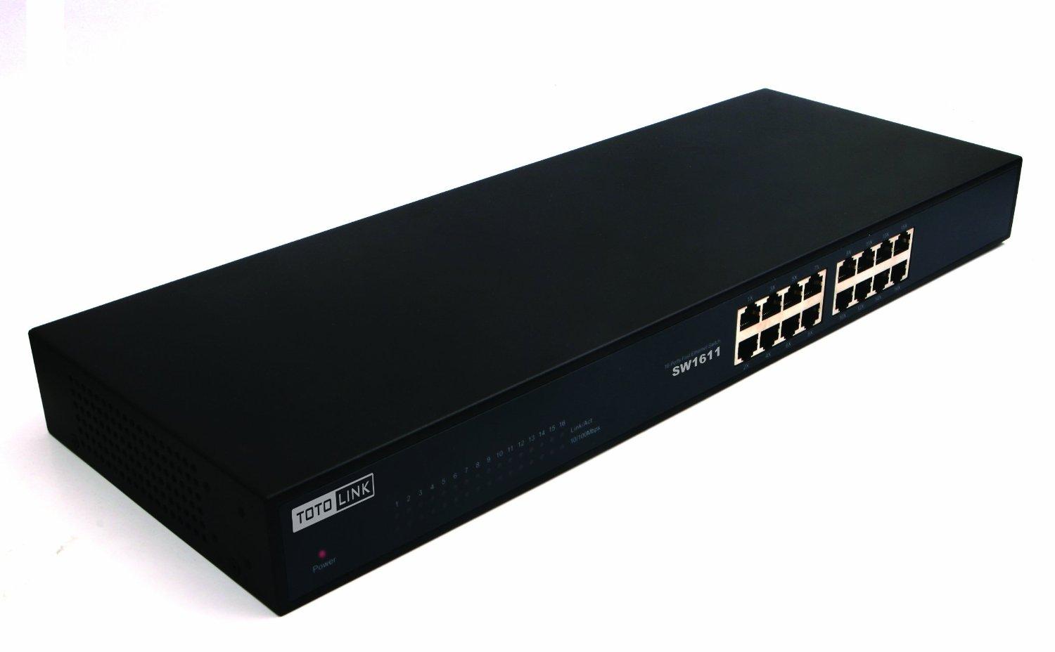 Switch 16 cổng tốc độ 10/100Mbps TOTOLINK SW16