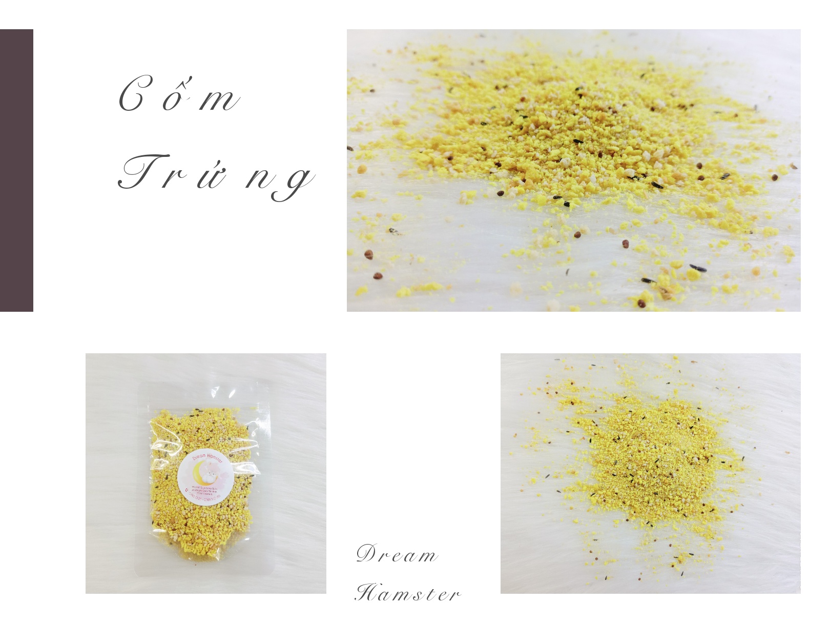 Cốm trứng hải sản cho Hamster (50gr)