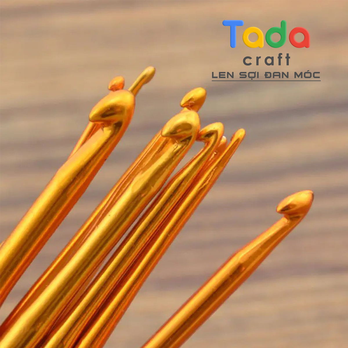 Kim Móc 2 Đầu Cán Vàng Size 1.0mm đến 10mm