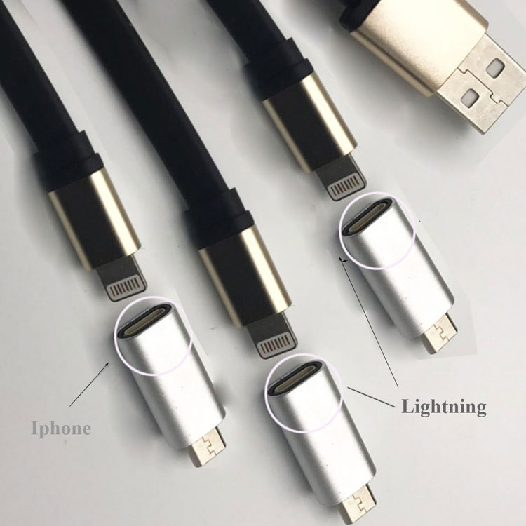 Bộ 2 đầu chuyển đổi từ Iphone (Lightning) sang Micro usb (Chui nhỏ)