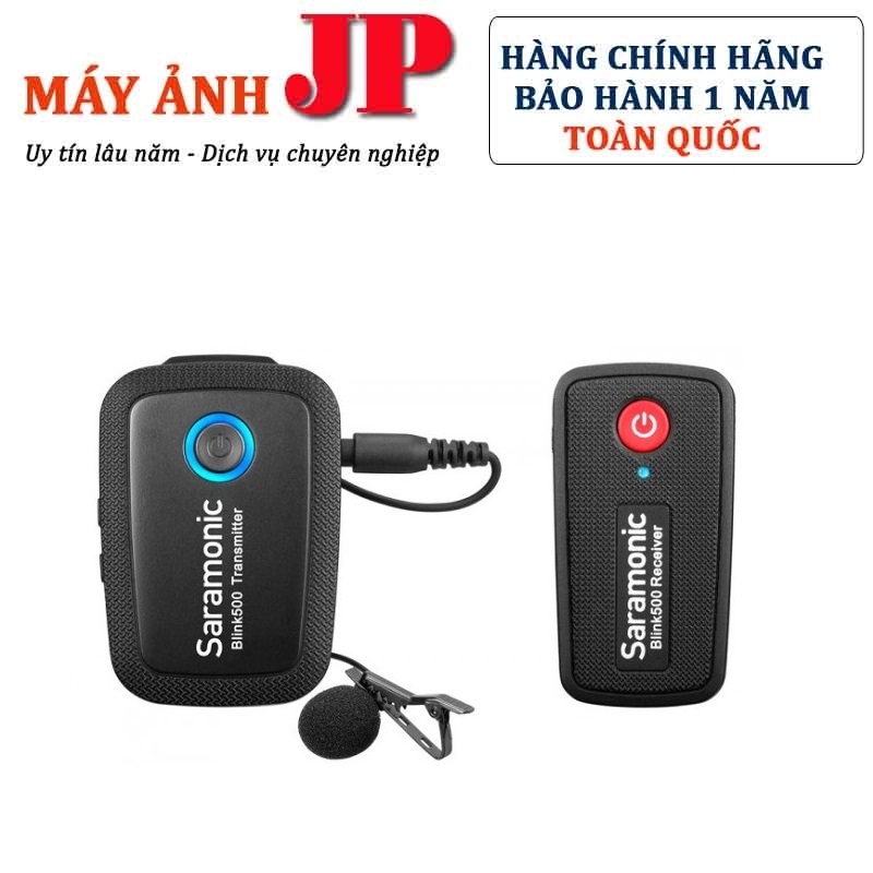 [Trả góp 0%]MICRO THU ÂM KHÔNG DÂY SARAMONIC BLINK 500 B1 (TX + RX) 1 PHÁT + 1 THU